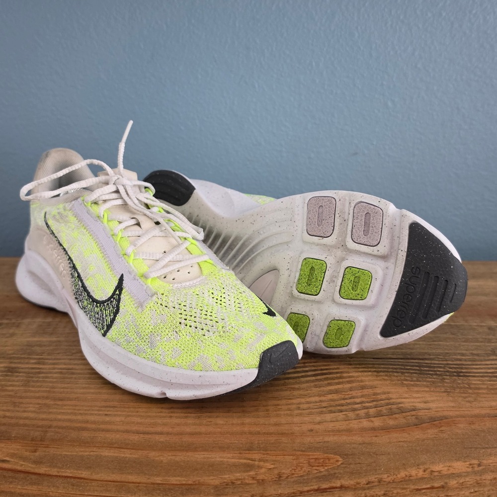 Nike Womens SuperRep Go 3 Flynet Next Nature Sneaker White green DH3393-175 Sz 7